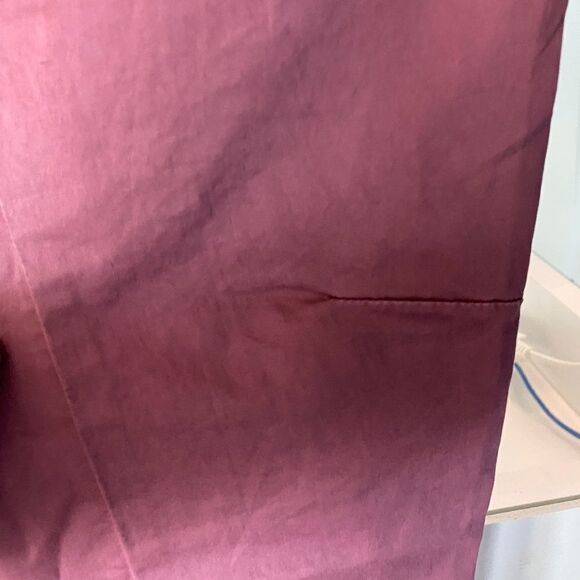 Manila Grace Chino Denim Burgundy - Picture 13 of 15